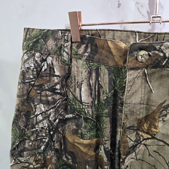 Game Winner Pants Womens XL X 30 Camo Hunting Realtree Woodland Oak Pine Forest - Picture 2 of 11